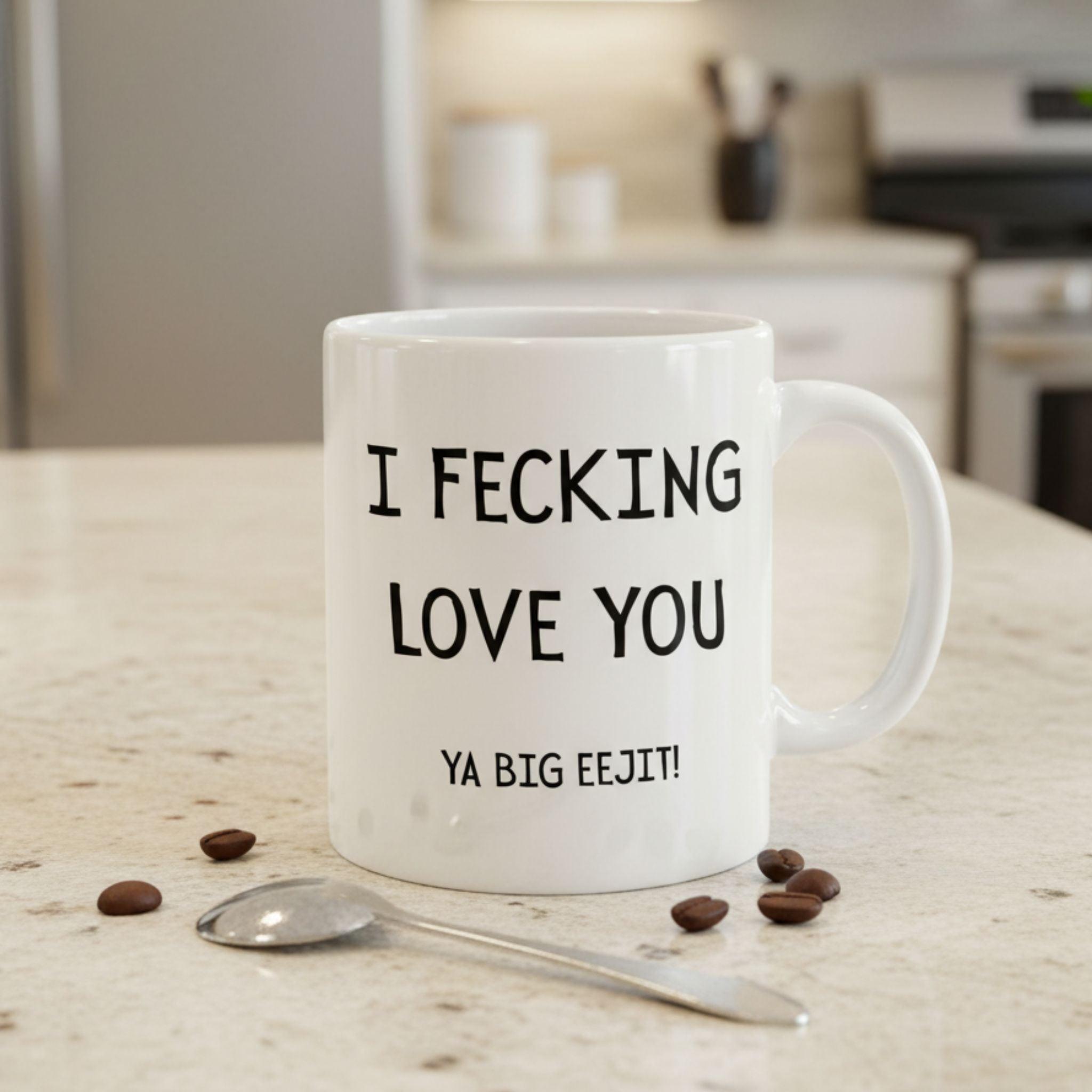 'I fecking love you' Mug