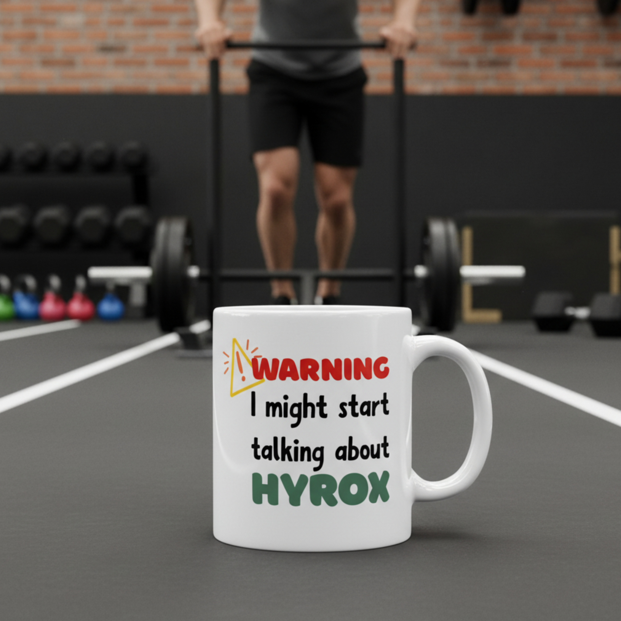 Might Start Talking About Hyrox Mug